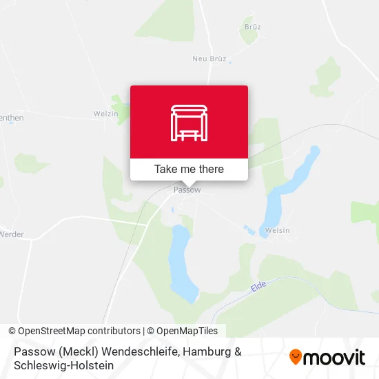 Карта Passow (Meckl) Wendeschleife