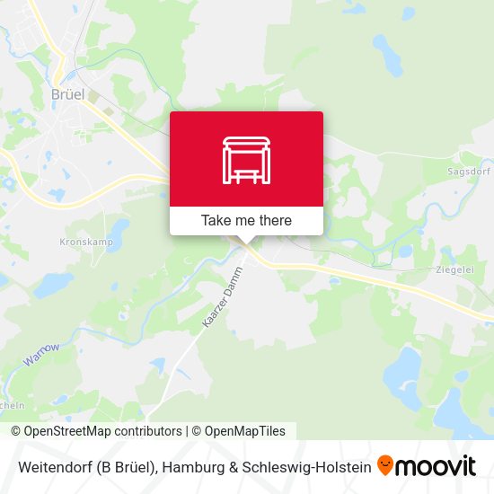 Weitendorf (B Brüel) map