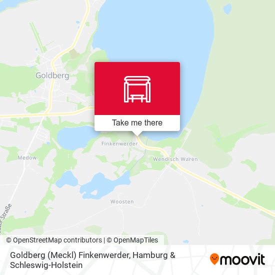 Goldberg (Meckl) Finkenwerder map