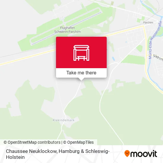 Карта Chaussee Neuklockow