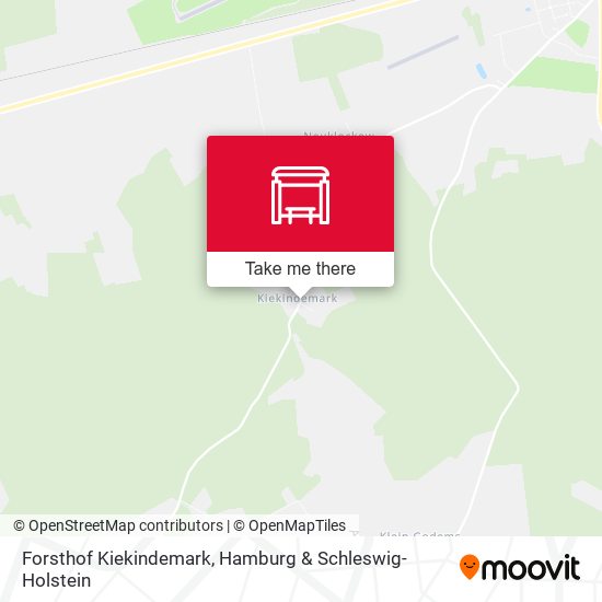 Forsthof Kiekindemark map