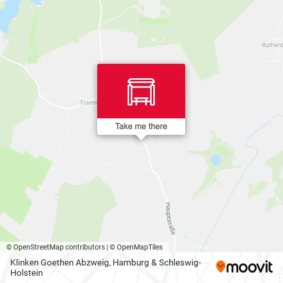 Карта Klinken Goethen Abzweig