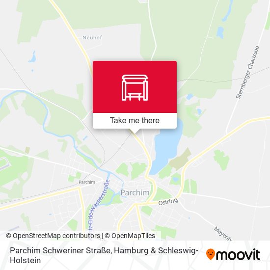 Parchim Schweriner Straße map