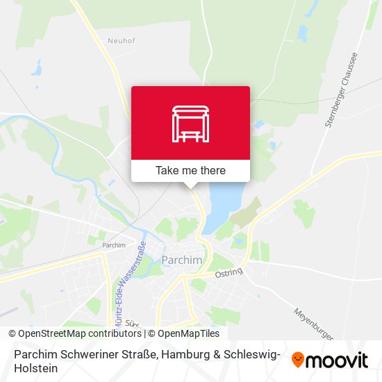 Parchim Schweriner Straße map