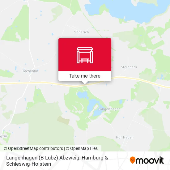 Карта Langenhagen (B Lübz) Abzweig
