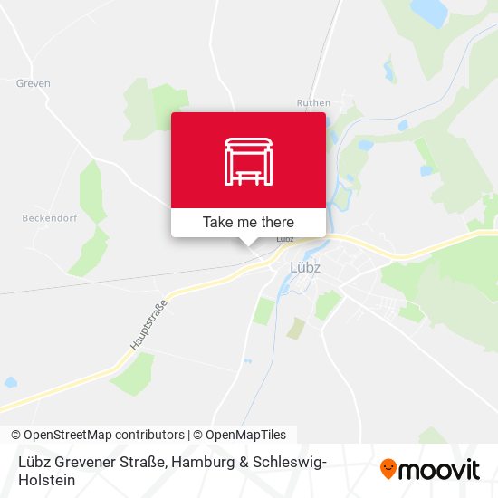 Lübz Grevener Straße map