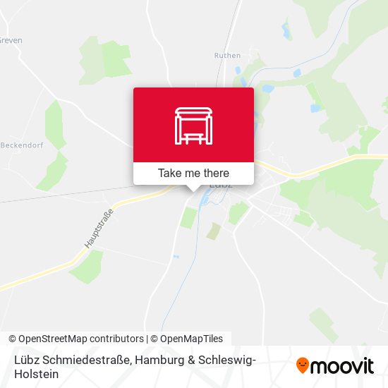 Lübz Schmiedestraße map