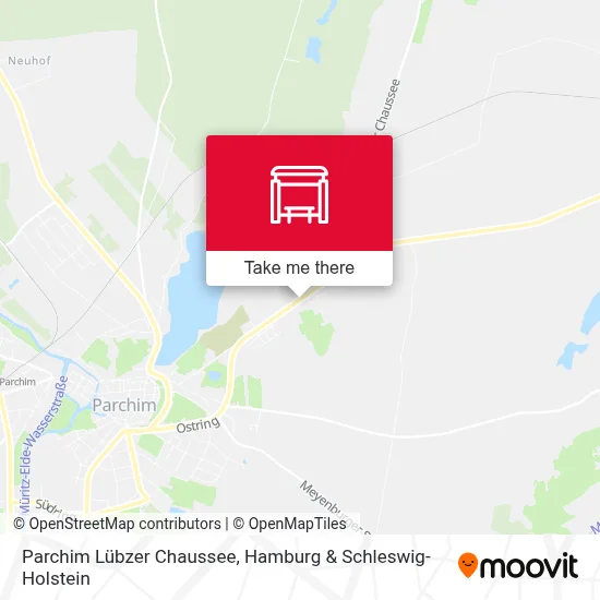 Parchim Lübzer Chaussee map