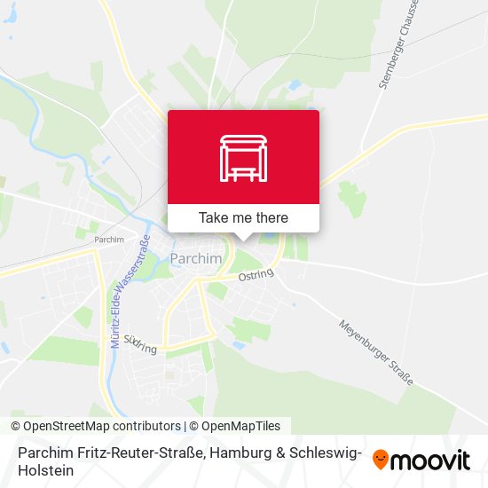 Parchim Fritz-Reuter-Straße map