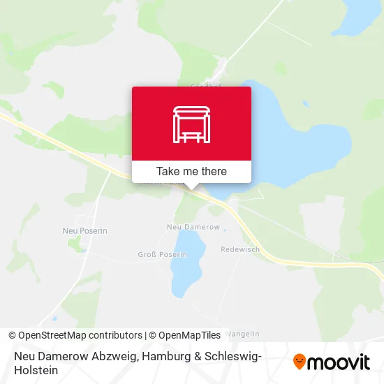 Карта Neu Damerow Abzweig