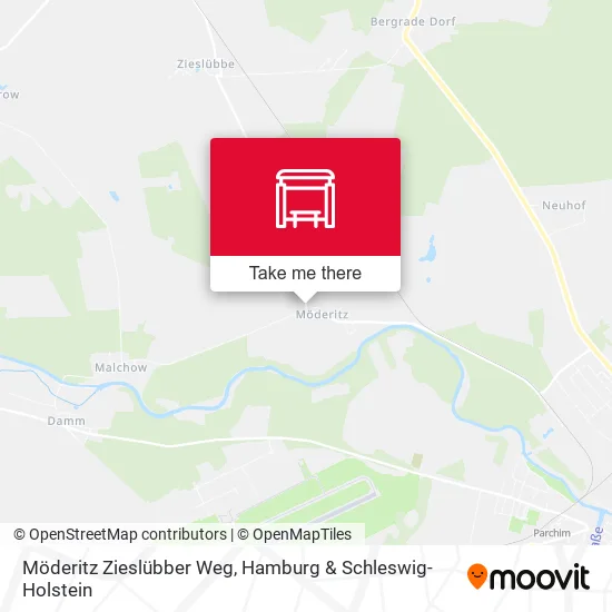 Карта Möderitz Zieslübber Weg