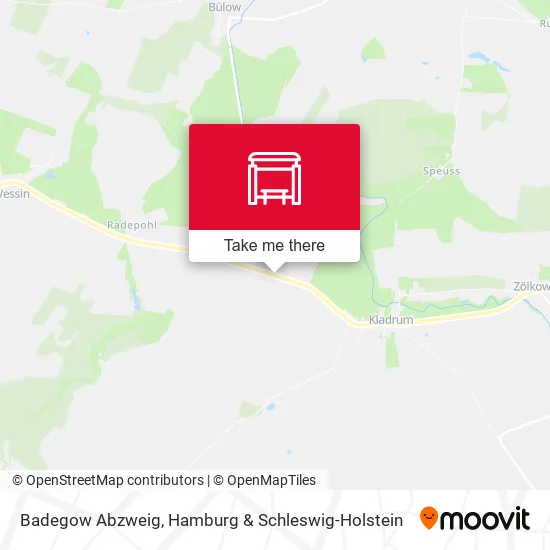 Карта Badegow Abzweig