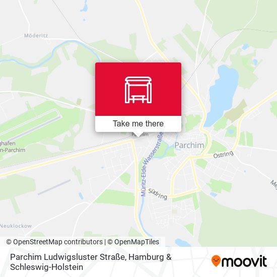 Parchim Ludwigsluster Straße map