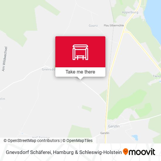 Gnevsdorf Schäferei map