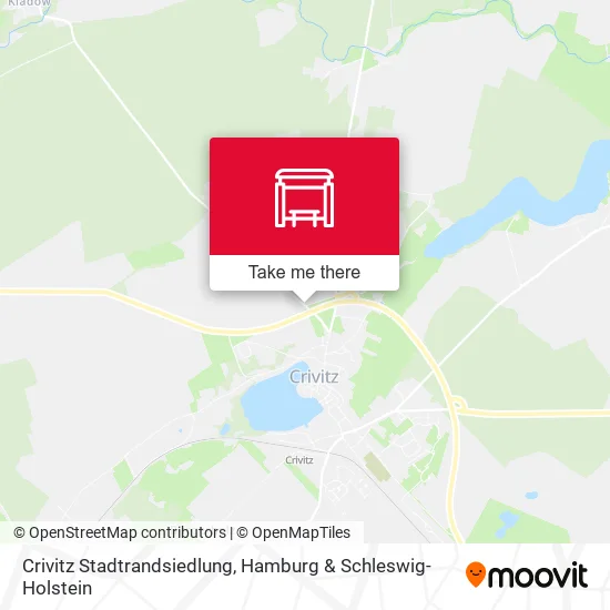 Карта Crivitz Stadtrandsiedlung