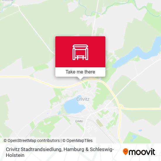 Crivitz Stadtrandsiedlung map