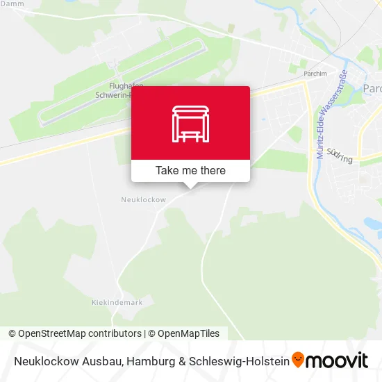 Карта Neuklockow Ausbau