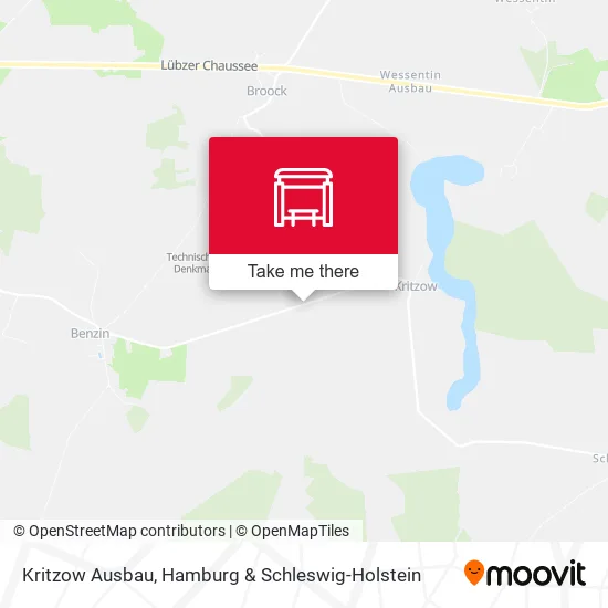 Карта Kritzow Ausbau