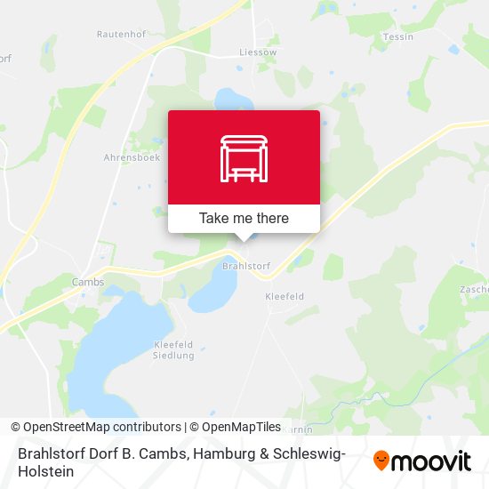Brahlstorf Dorf B. Cambs map