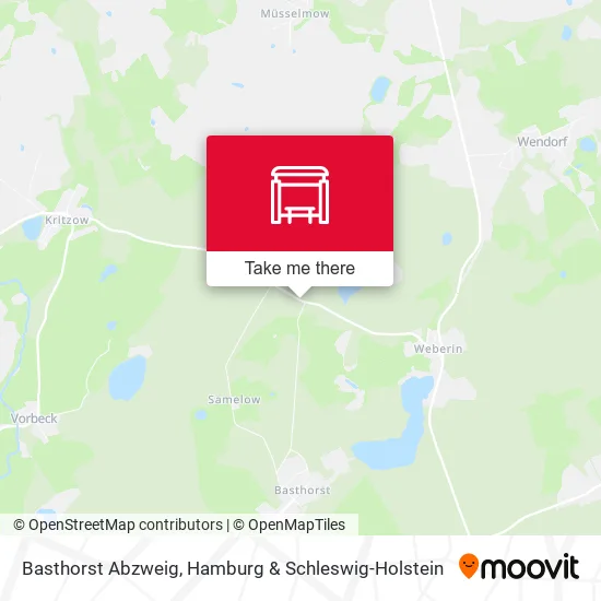 Карта Basthorst Abzweig