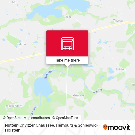 Nutteln Crivitzer Chaussee map