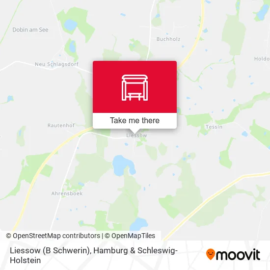 Карта Liessow (B Schwerin)