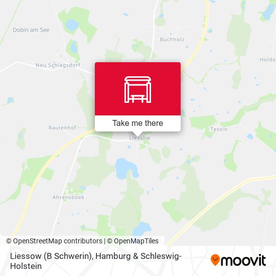 Liessow (B Schwerin) map