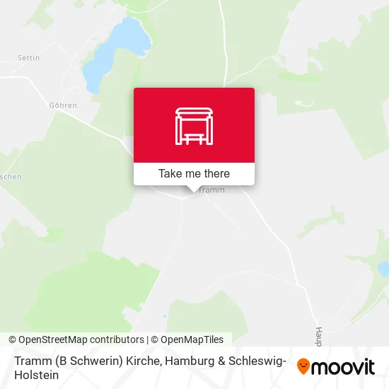 Карта Tramm (B Schwerin) Kirche