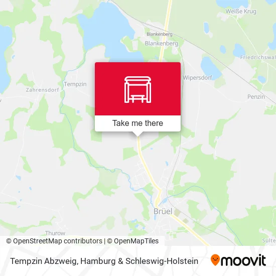 Карта Tempzin Abzweig