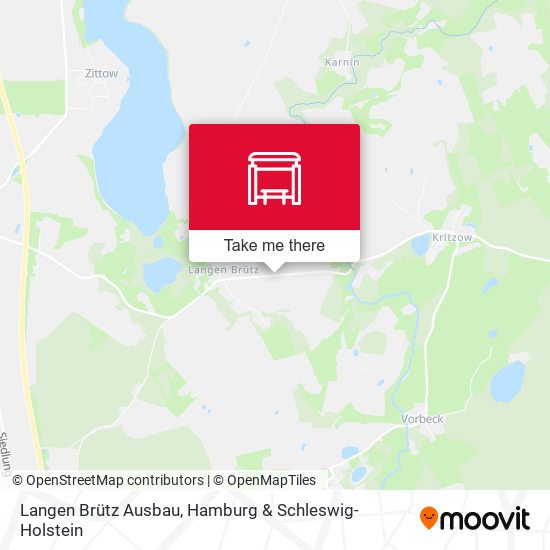 Langen Brütz Ausbau map