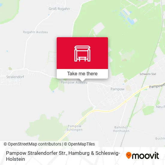 Карта Pampow Stralendorfer Str.