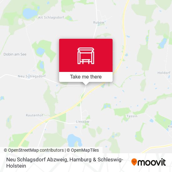 Neu Schlagsdorf Abzweig map
