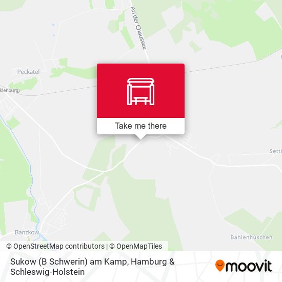 Sukow (B Schwerin) am Kamp map
