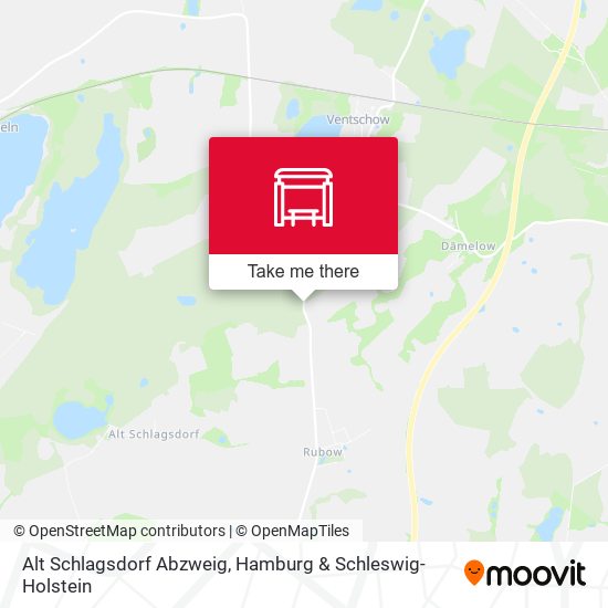 Alt Schlagsdorf Abzweig map