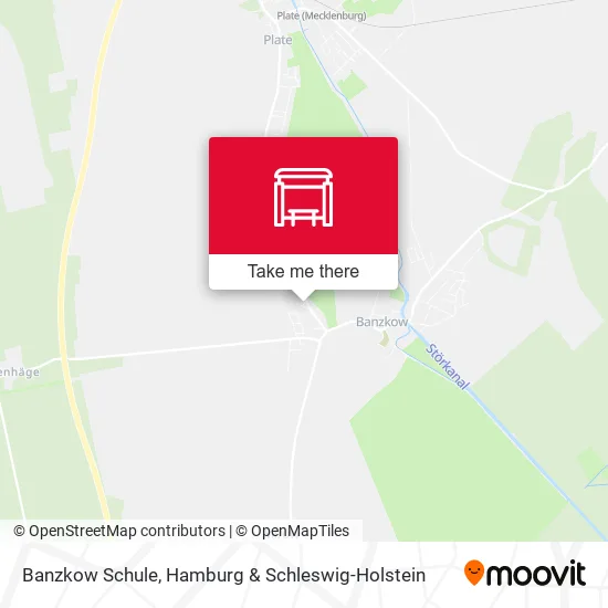 Карта Banzkow Schule