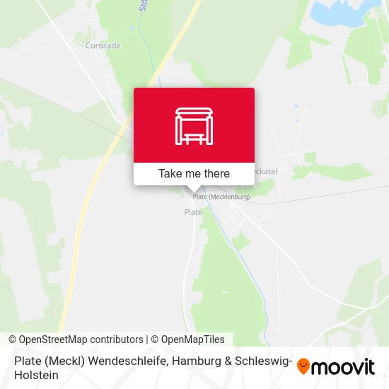 Карта Plate (Meckl) Wendeschleife