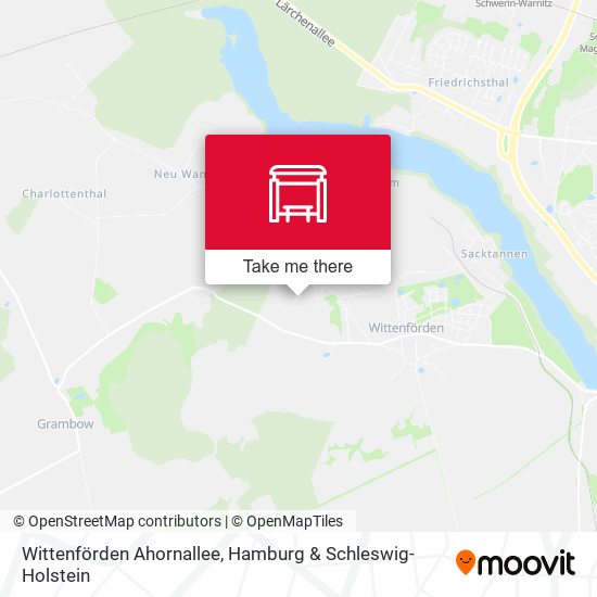 Wittenförden Ahornallee map