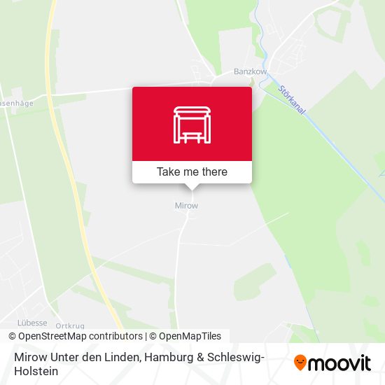 Mirow Unter den Linden map