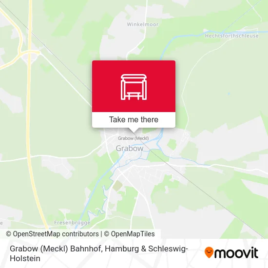Карта Grabow (Meckl) Bahnhof