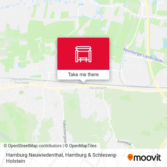 Карта Hamburg Neuwiedenthal