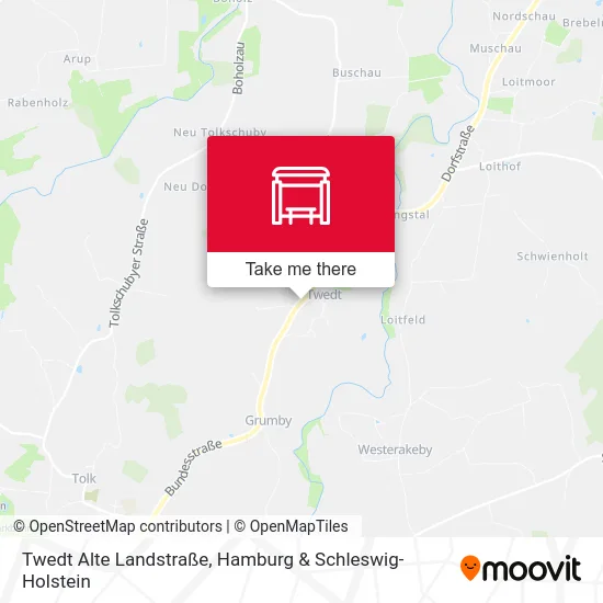 Карта Twedt Alte Landstraße