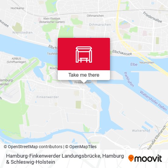 Hamburg-Finkenwerder Landungsbrücke map