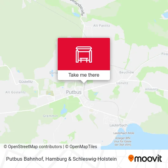 Карта Putbus Bahnhof