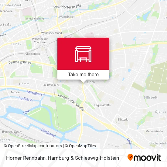 Карта Horner Rennbahn