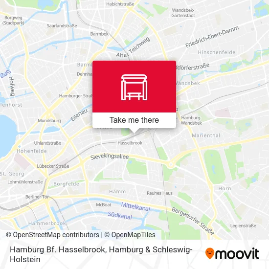 Карта Hamburg Bf. Hasselbrook