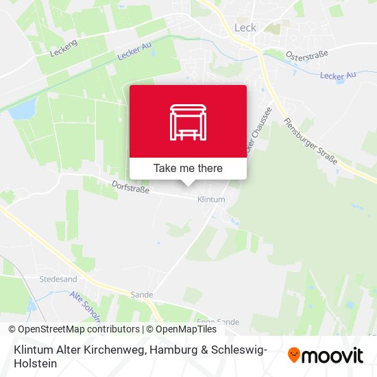 Klintum Alter Kirchenweg map
