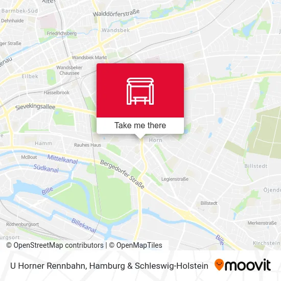 Карта U Horner Rennbahn