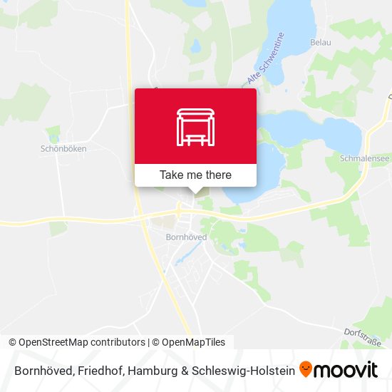 Bornhöved, Friedhof map