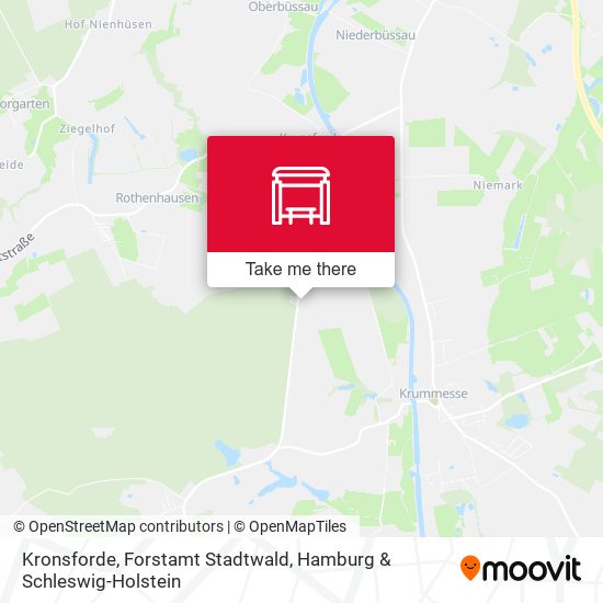 Kronsforde, Forstamt Stadtwald map