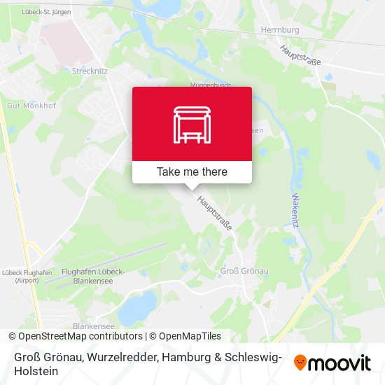 Groß Grönau, Wurzelredder map